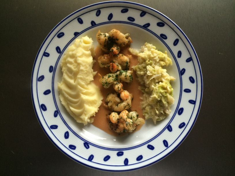 Teller Scampi