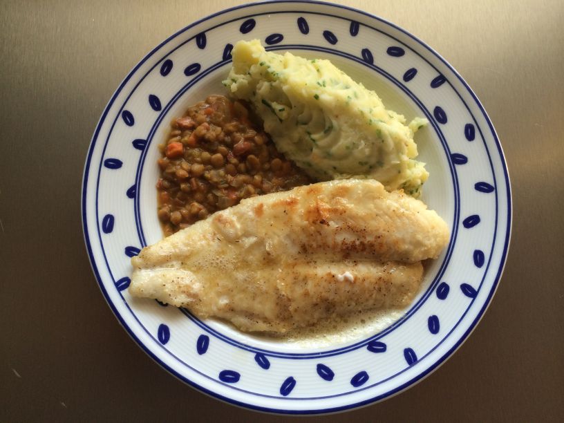 Pangasius auf Linsen