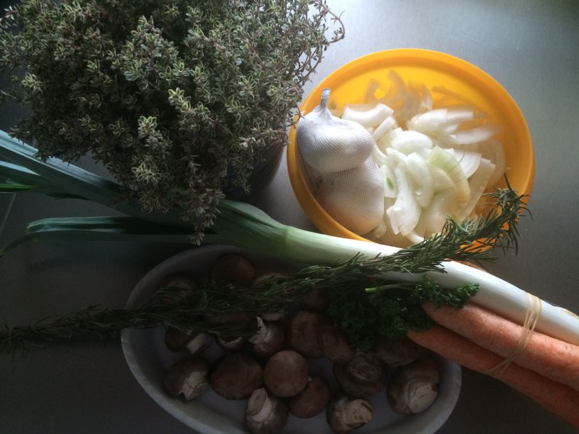 Zutaten Coq au vin Zutaten Coq au vin