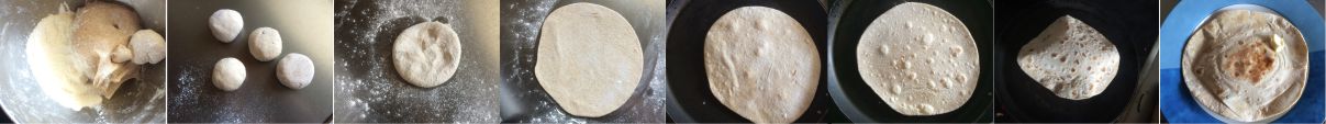 Chapati Zubereitung