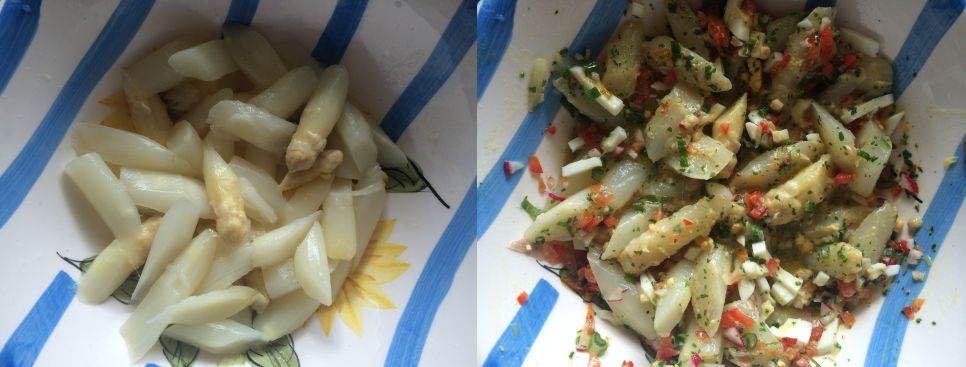 Spargel Viniagrette Spargel Viniagrette