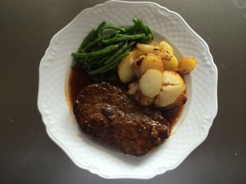 Teller Rinderhüftsteak Teller Rinderhüftsteak