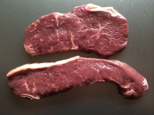 Rumpsteak marmoriert