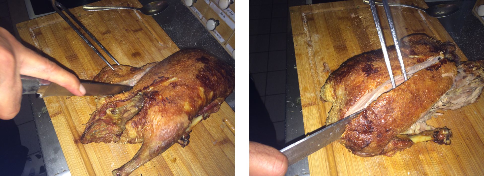Gans zerteilen