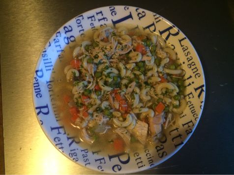 Nudel Eintopf Teller