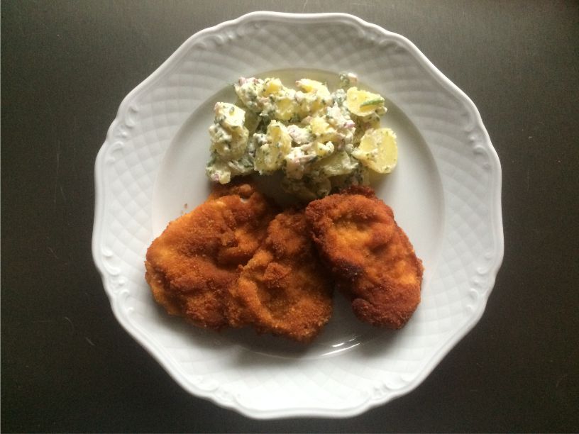 Schnitzel Kartoffelsalat