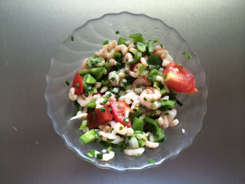 Shrimps Salat