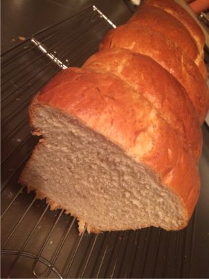 Tangzhong Brot aufgeschnitten