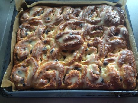 Tangzhong Schnecken fertig