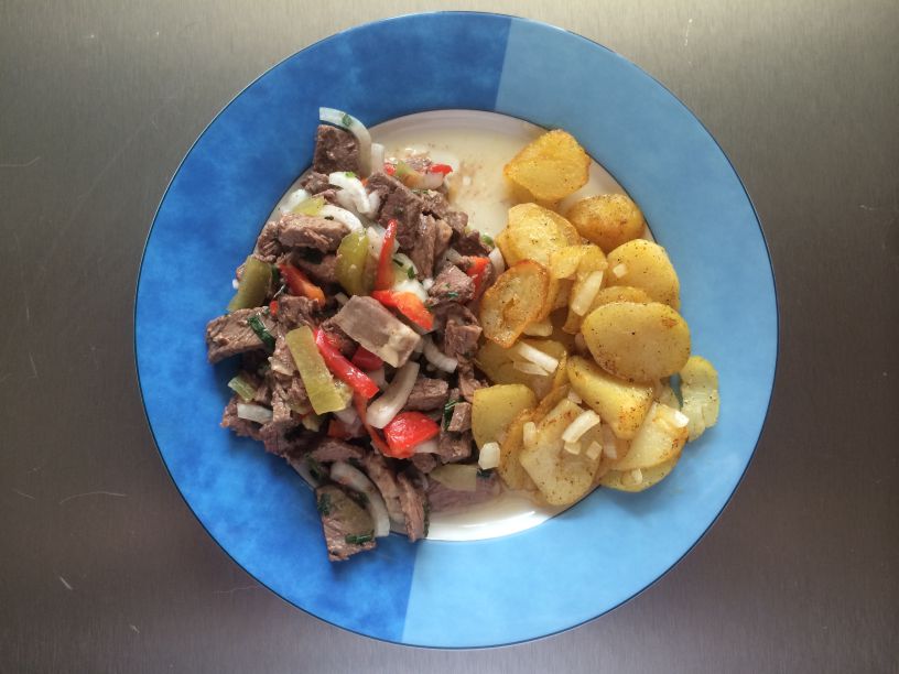 Teller Rindfleischsalat